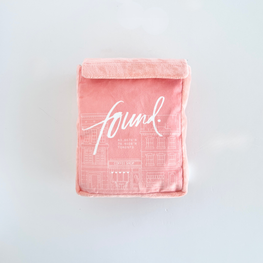 Found Coffee Bag & Beans Toy