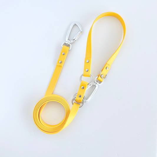 Yellow Multi Use Hands Free Leash
