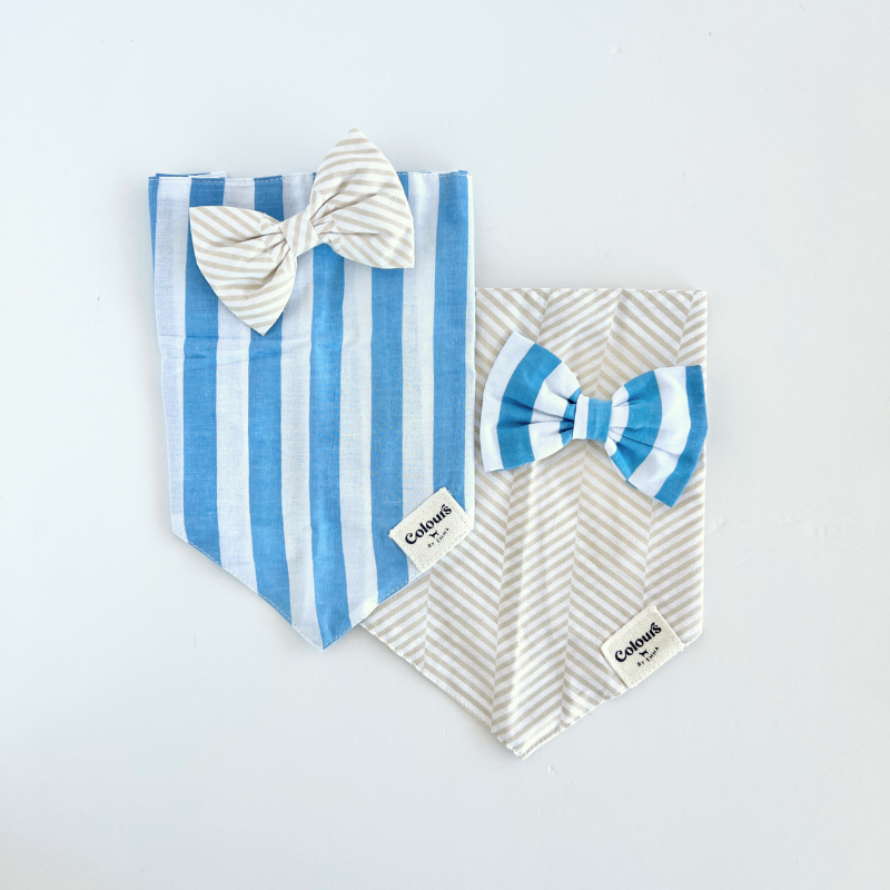 Cabana Blue Stripes Bandana