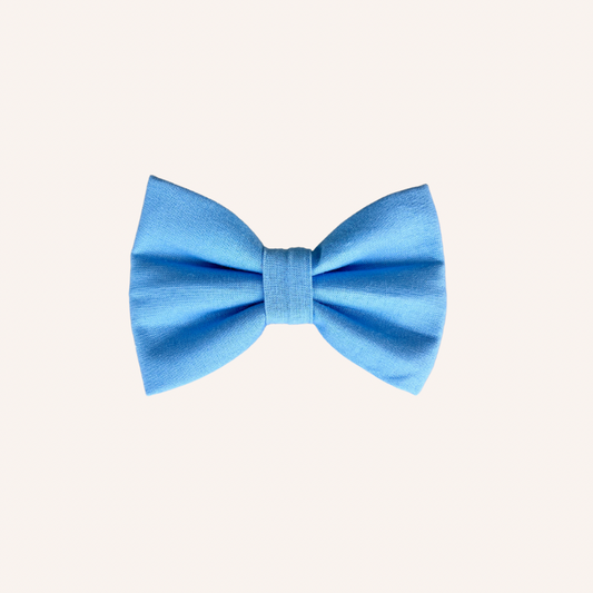 Love is Love blue dog bow tie