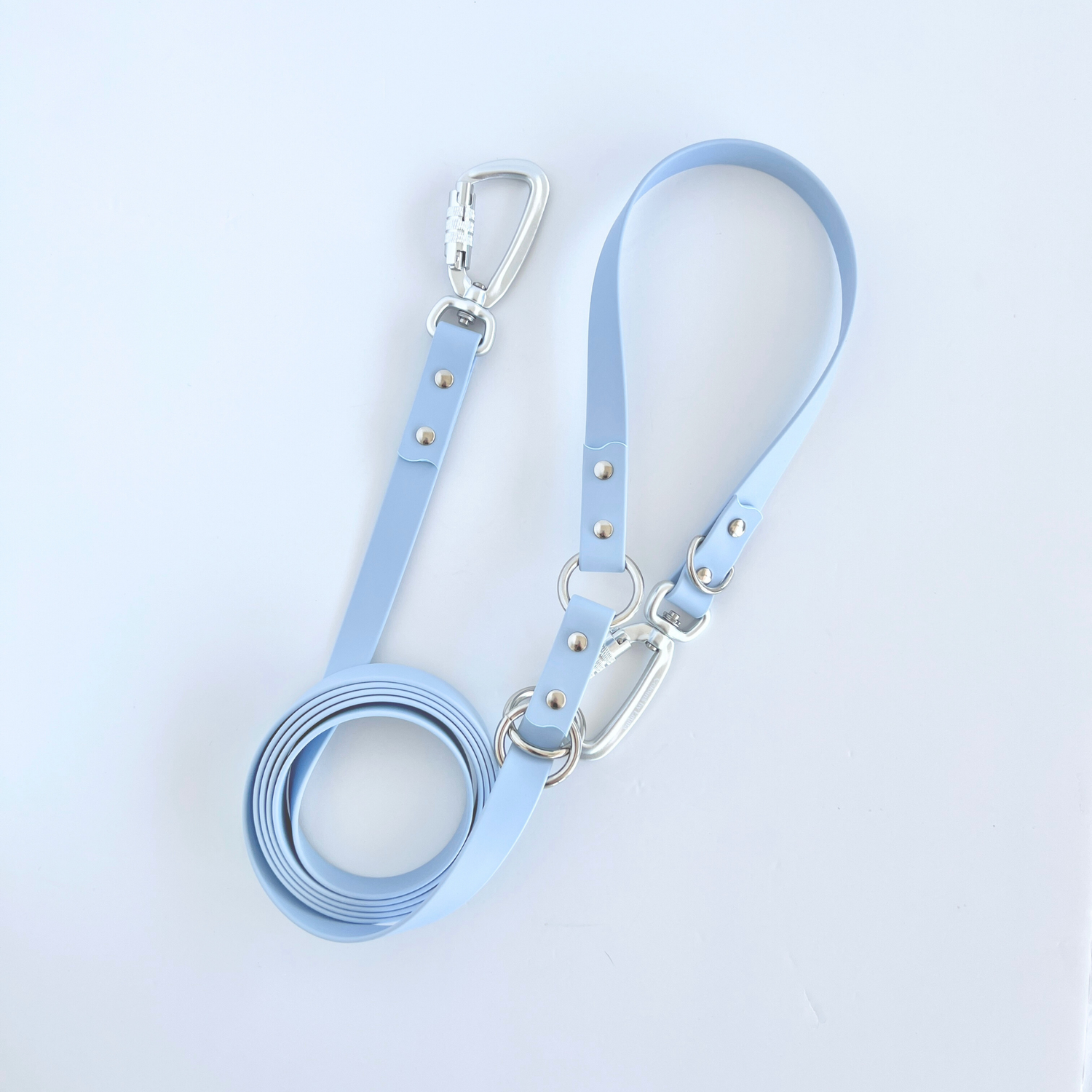 Multi Use Hands Free Leash in Cloud on a white background