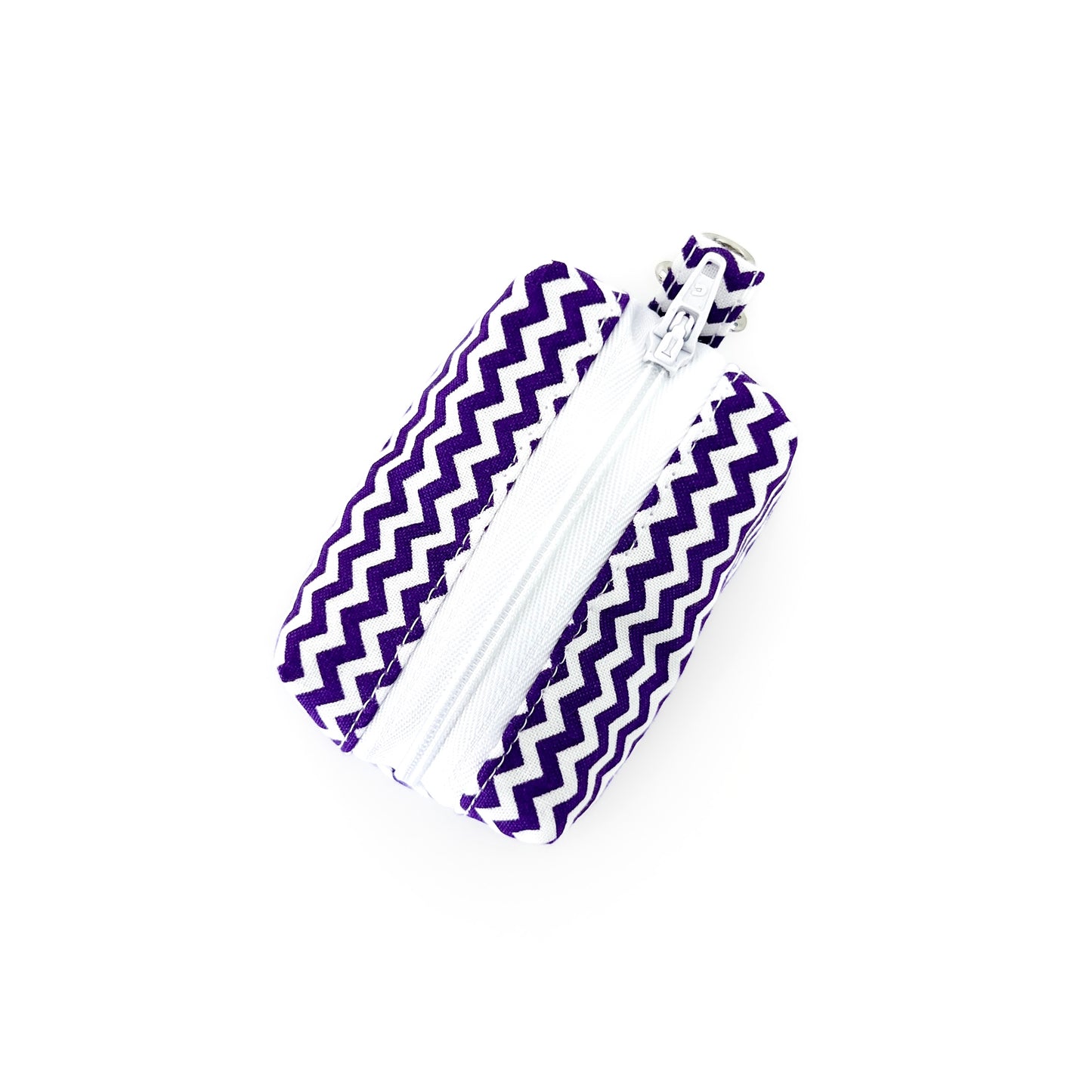 Purple Zigzag Waste Bag Holder