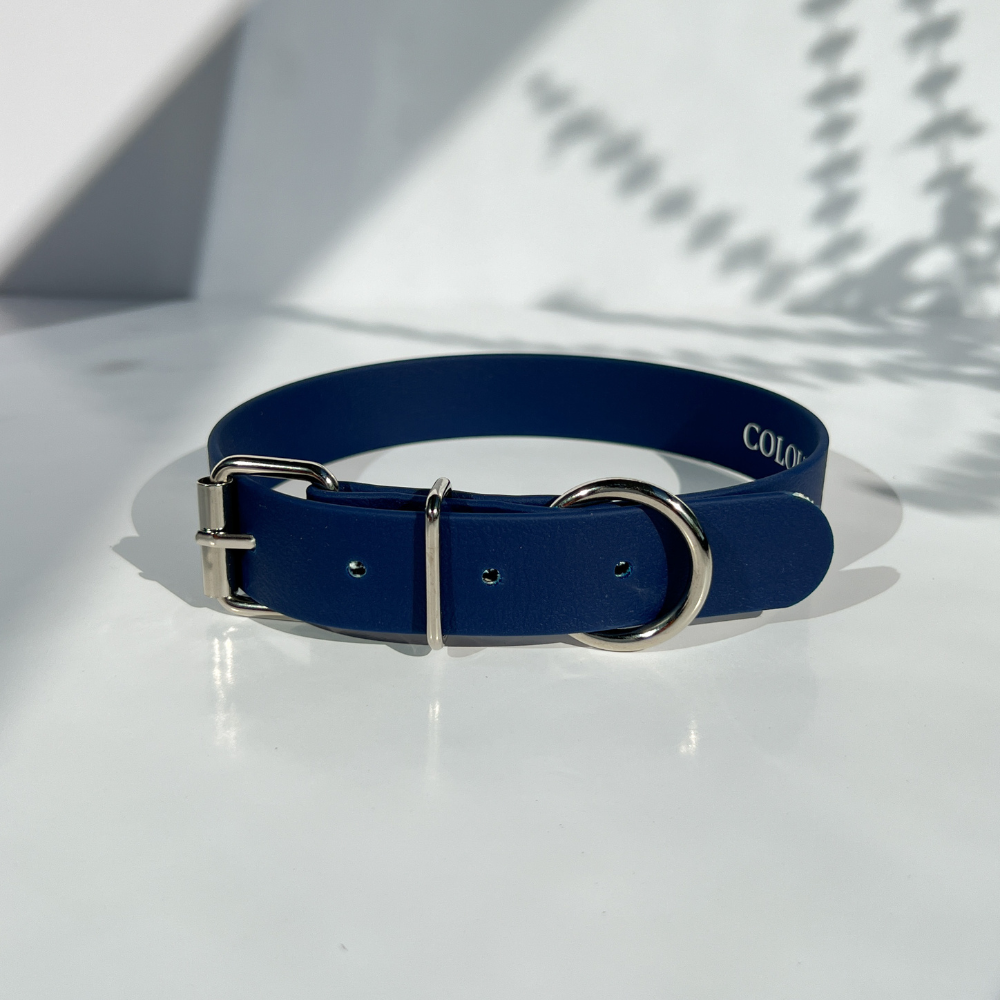 Navy Dog Collar